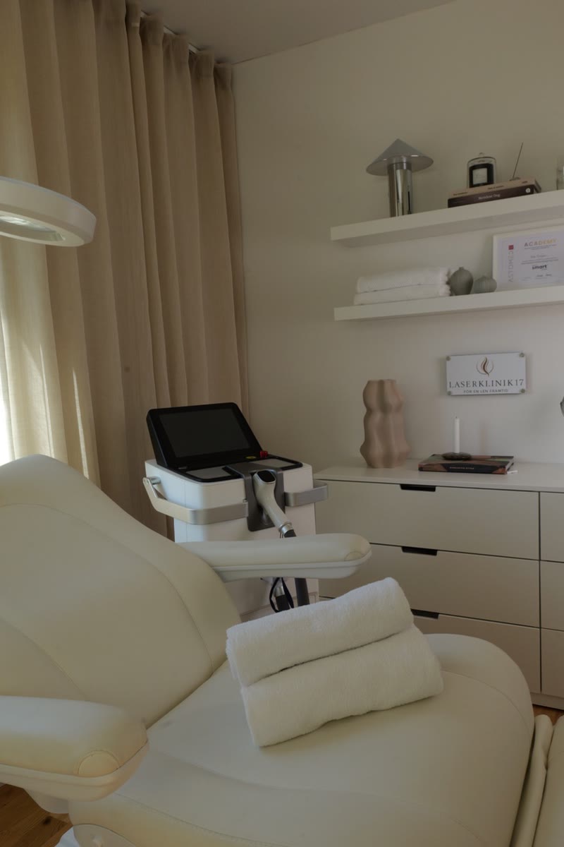 Behandlingsrummet hos KLINIK 17